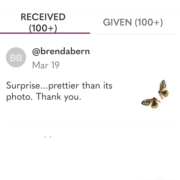 Butterfly Wings Rhinestone Stud Earrings - Picture 4 of 13